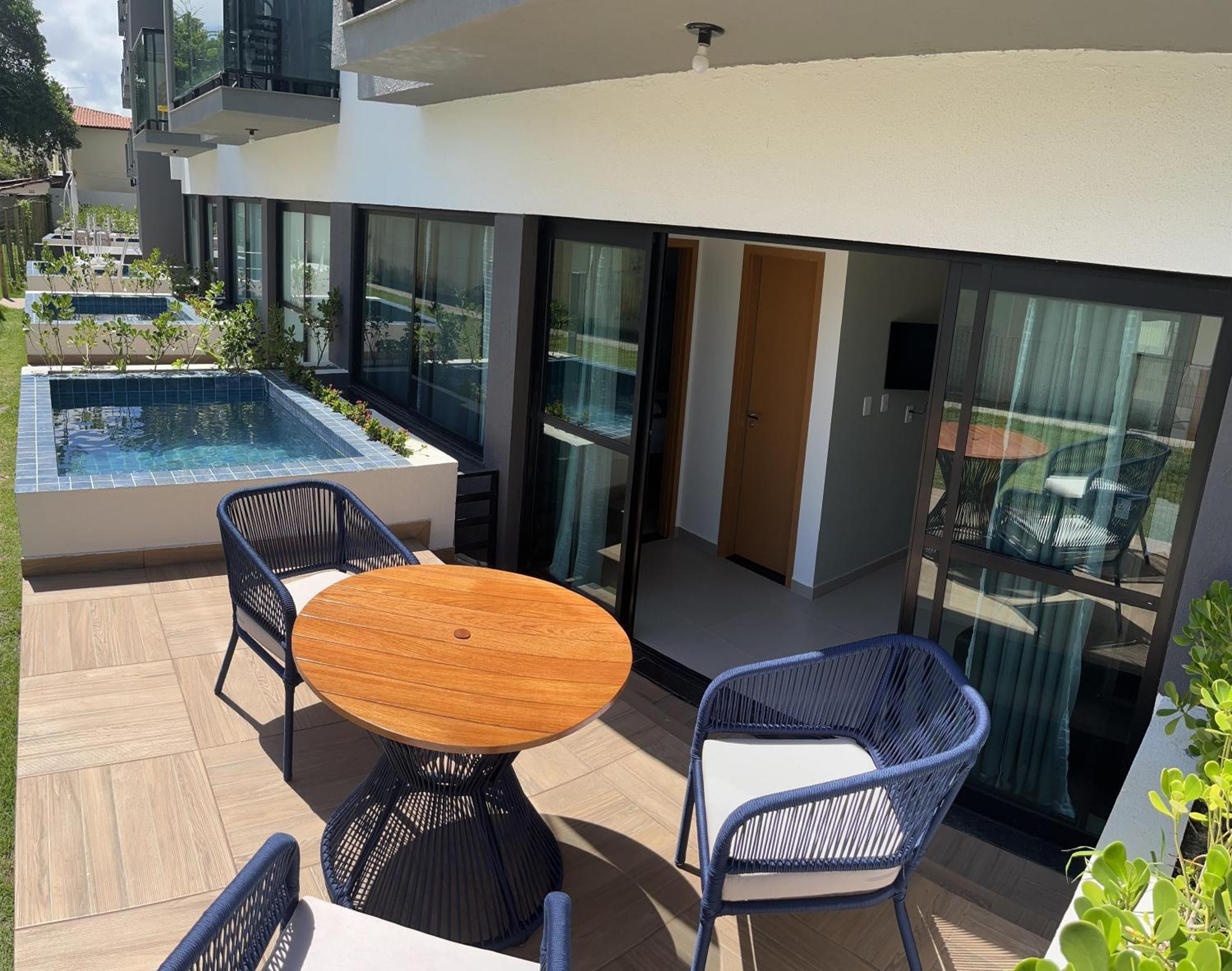 Ferienwohnung Flat Beira Mar Maracaipe- Pôrto das Galinhas Exterior foto